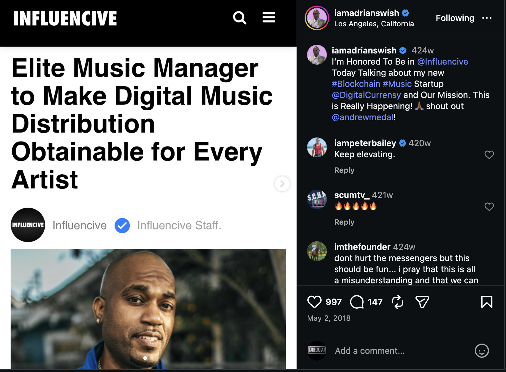 Influencive article screenshot